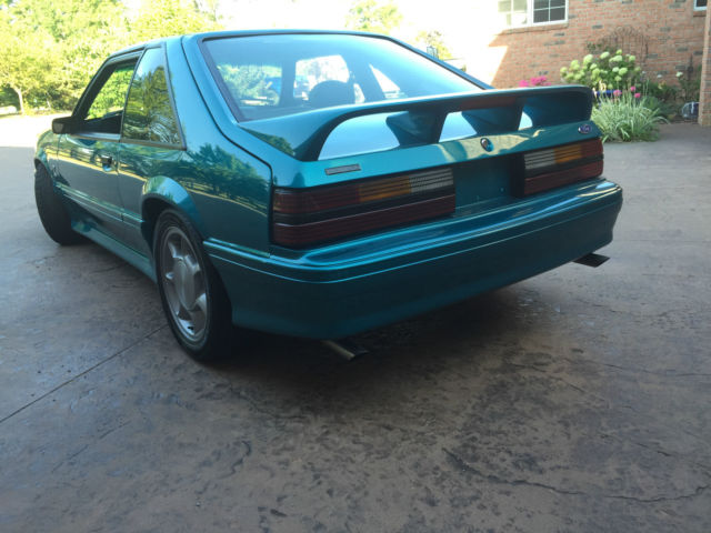 1993 Teal Ford Mustang Coupe