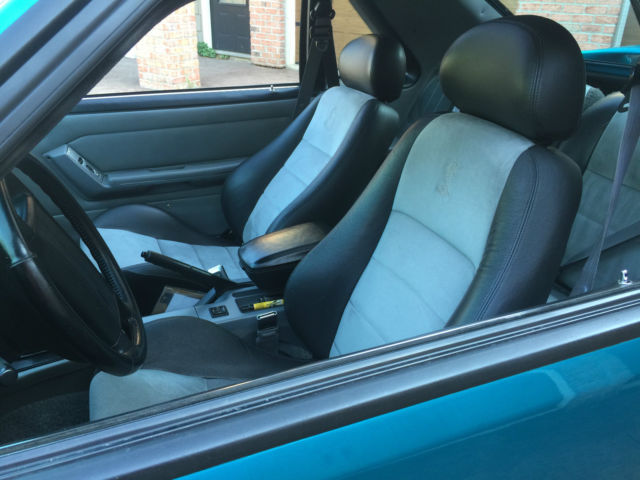 1993 Teal Ford Mustang Coupe
