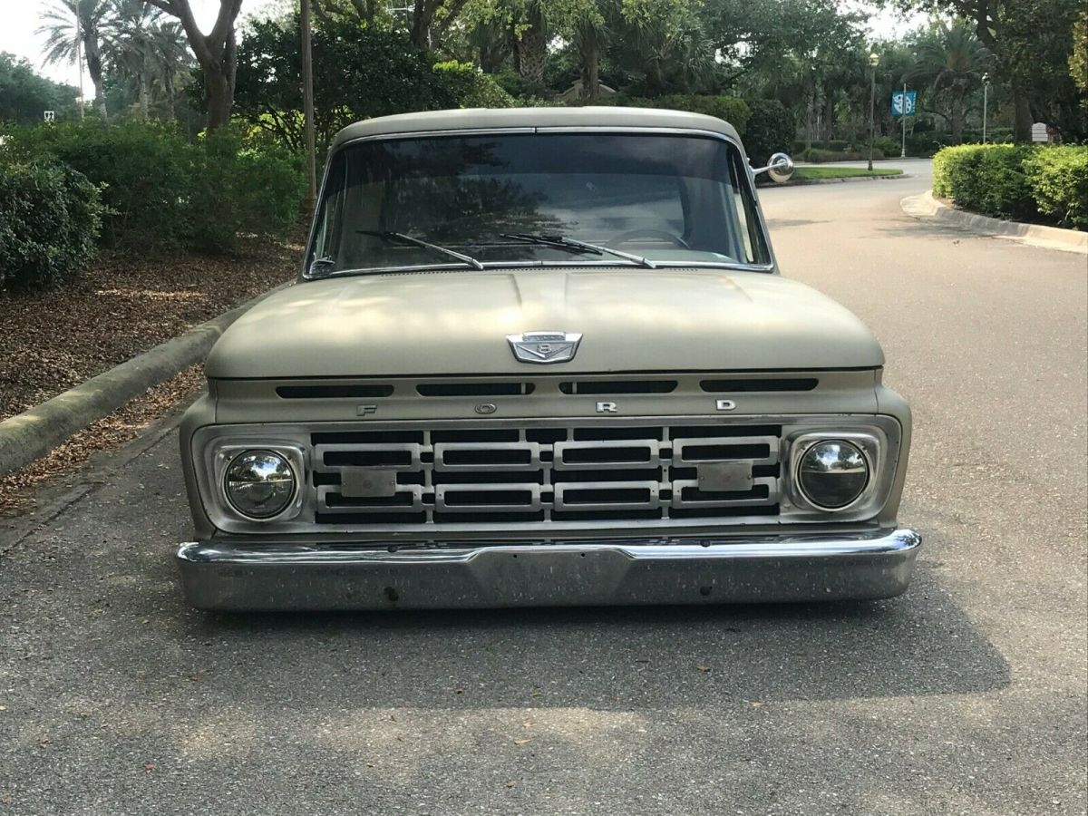 1962 Gold Ford F-100 single cab shortbed