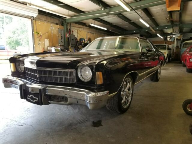 1974 Black Chevrolet Monte Carlo 2 door