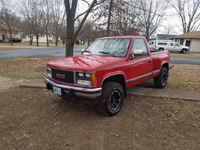 1989 Red Chevrolet C/K Pickup 1500 Standard Cab Pickup