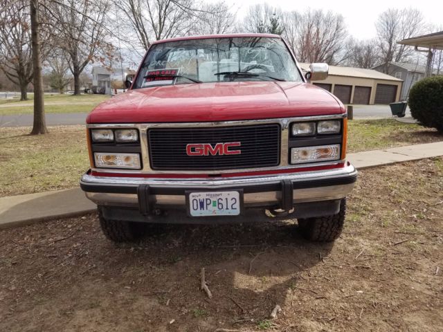 1989 Red Chevrolet C/K Pickup 1500 Standard Cab Pickup