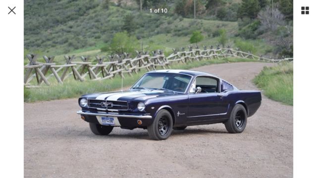 1965 Amethyst Pearl Ford Mustang Fastback