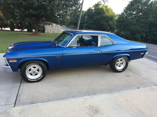 1970 Blue Chevrolet Nova Coupe