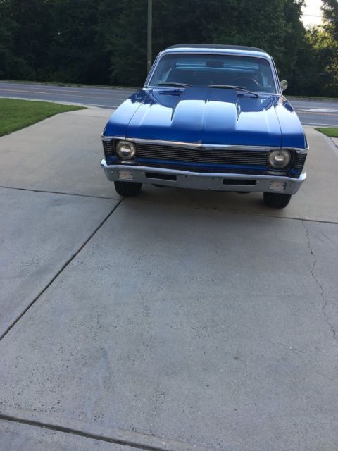 1970 Blue Chevrolet Nova Coupe