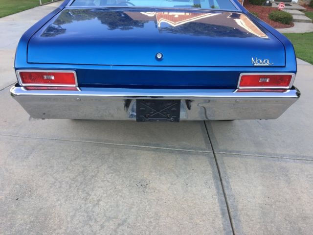 1970 Blue Chevrolet Nova Coupe
