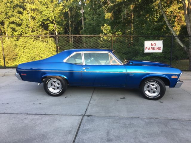 1970 Blue Chevrolet Nova Coupe