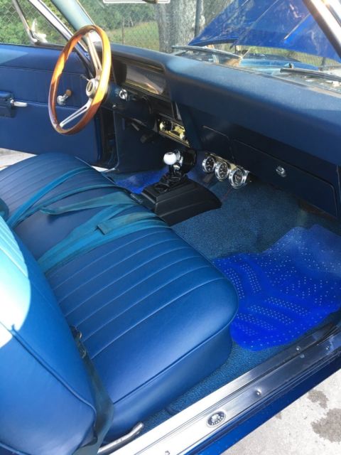 1970 Blue Chevrolet Nova Coupe