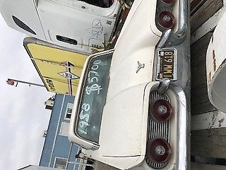 1958 White Ford Thunderbird Coupe