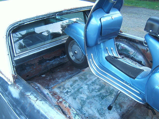 1961 Black Ford Thunderbird Coupe Pickup