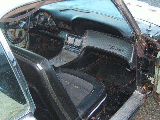 1961 Black Ford Thunderbird Coupe Pickup