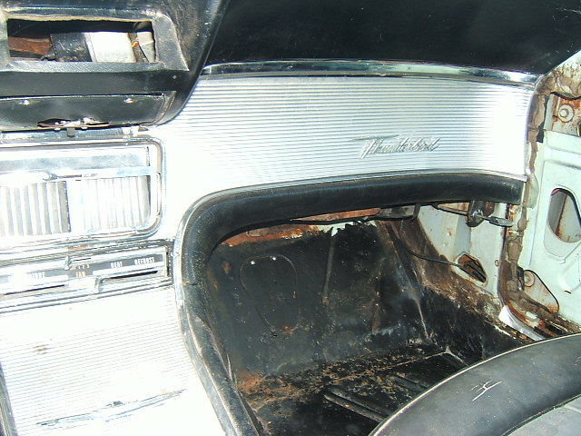 1961 Black Ford Thunderbird Coupe Pickup