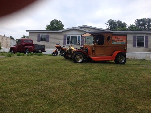 1909 orange Ford Model T C-CAB  HAND CRAFTED