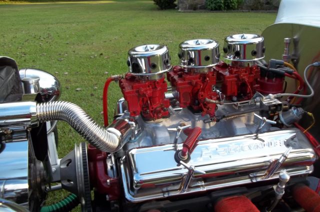 1923 White Ford Model T Convertible