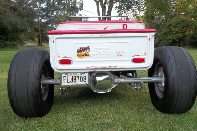 1923 White Ford Model T Convertible
