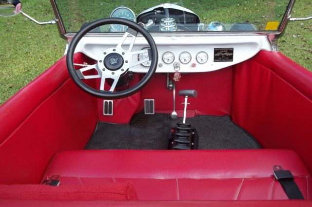 1923 White Ford Model T Convertible
