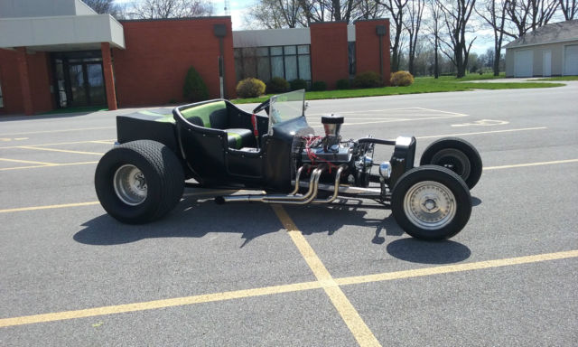1930 Black Ford Model T Convertible