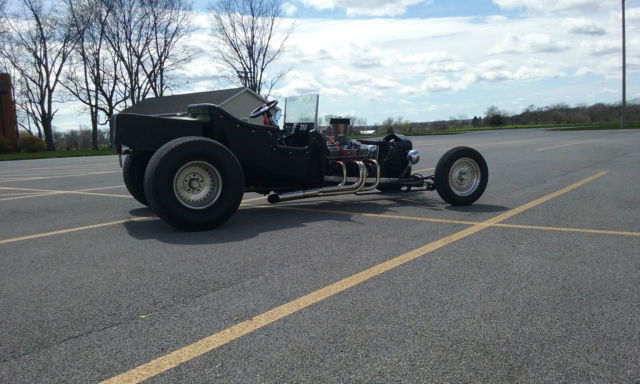1930 Black Ford Model T Convertible