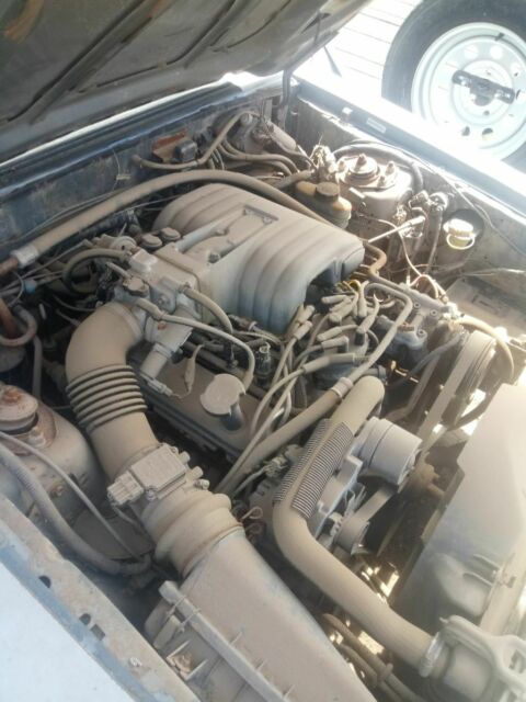 1988 Blue Ford Mustang Hatchback