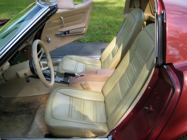1977 Dark Red Metallic Chevrolet Corvette Coupe