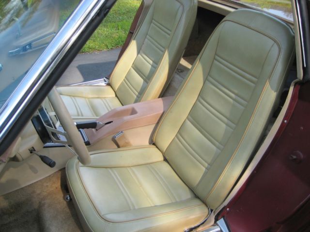 1977 Dark Red Metallic Chevrolet Corvette Coupe