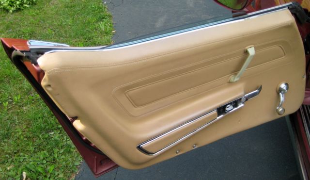 1977 Dark Red Metallic Chevrolet Corvette Coupe