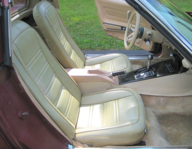 1977 Dark Red Metallic Chevrolet Corvette Coupe