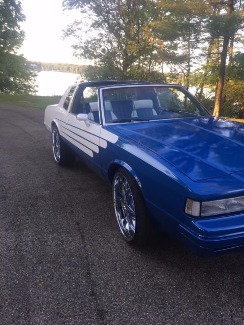 1987 Blue Chevrolet Monte Carlo Coupe