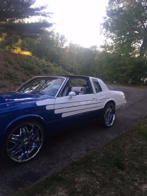1987 Blue Chevrolet Monte Carlo Coupe