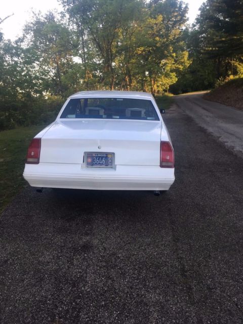 1987 Blue Chevrolet Monte Carlo Coupe