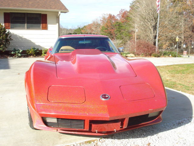 1974 Metal Fleck Red Chevrolet Corvette Coupe
