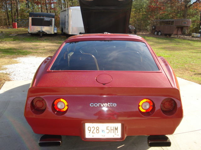 1974 Metal Fleck Red Chevrolet Corvette Coupe