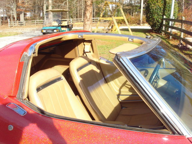 1974 Metal Fleck Red Chevrolet Corvette Coupe