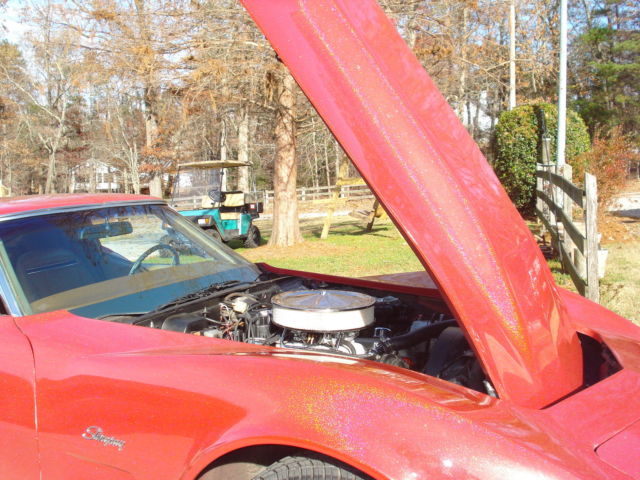1974 Metal Fleck Red Chevrolet Corvette Coupe