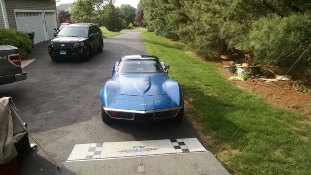 1971 Blue Chevrolet Corvette Coupe
