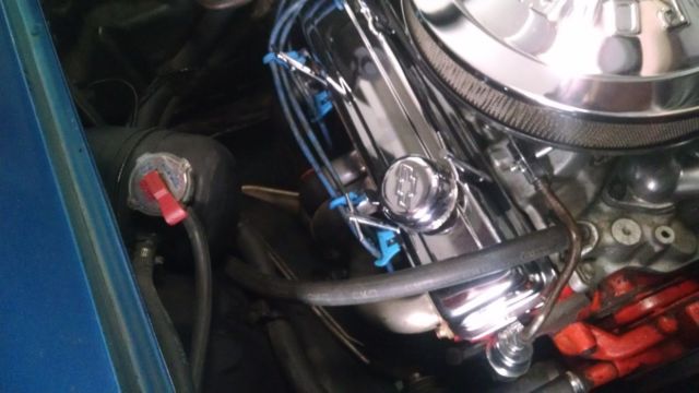 1971 Blue Chevrolet Corvette Coupe