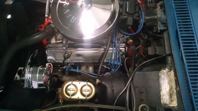 1971 Blue Chevrolet Corvette Coupe