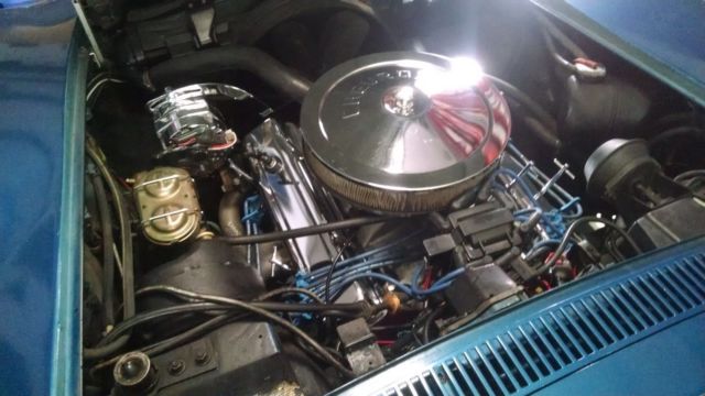 1971 Blue Chevrolet Corvette Coupe