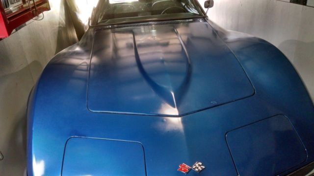 1971 Blue Chevrolet Corvette Coupe