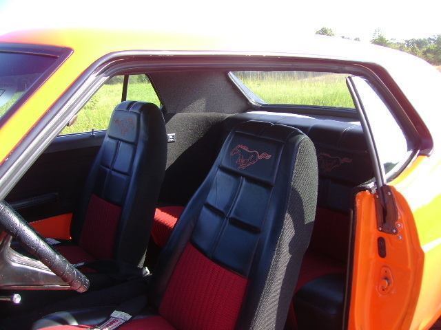 1969 Orange Ford Mustang Coupe