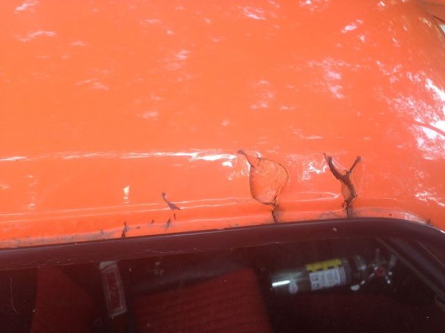 1969 Orange Ford Mustang Coupe