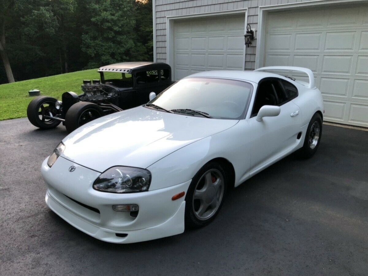 1994 White Toyota Supra Coupe