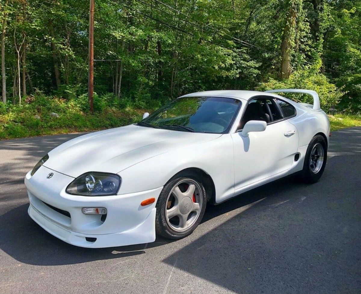 1994 White Toyota Supra Coupe