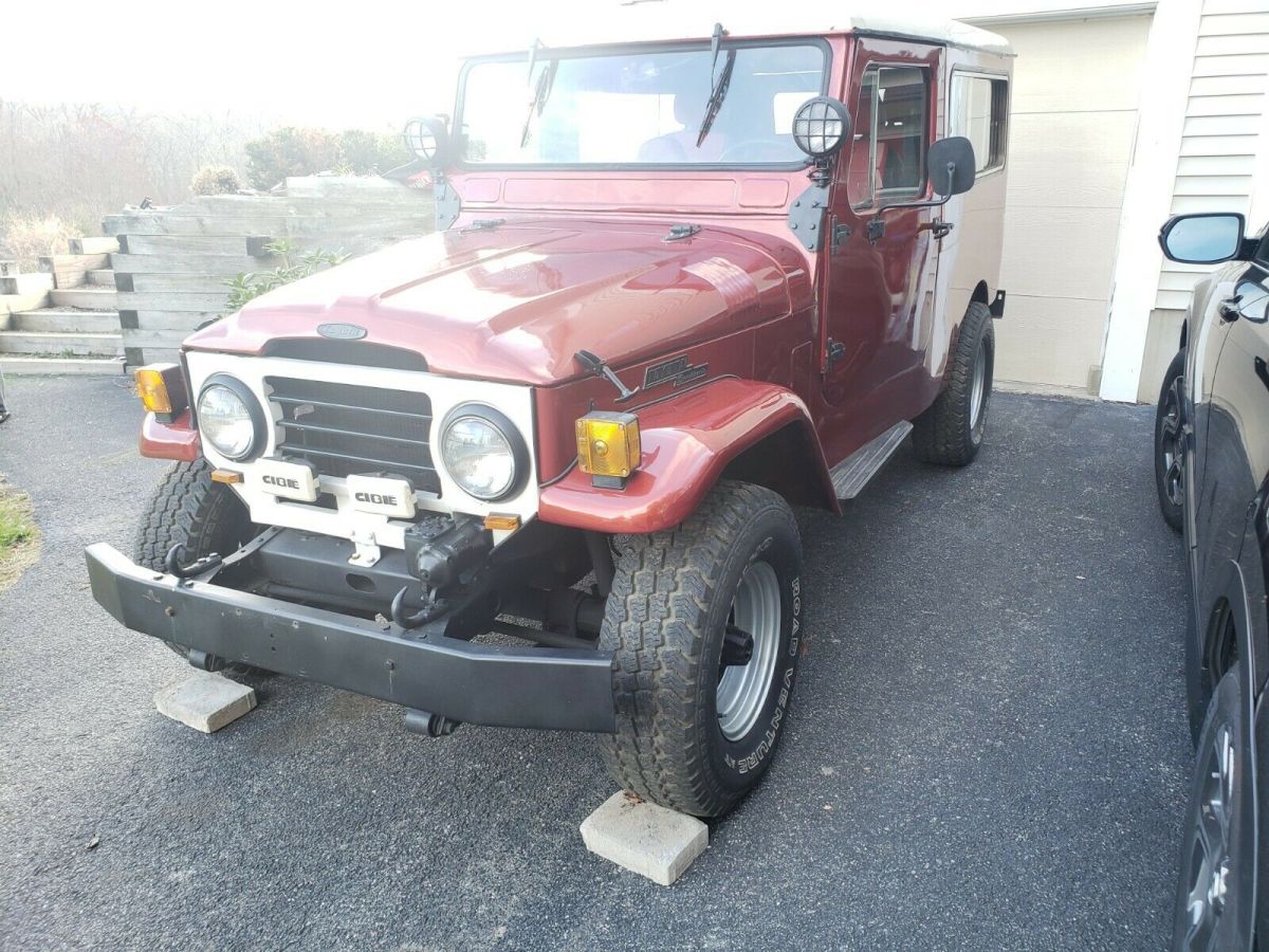 1966 Red Toyota Land Cruiser SUV