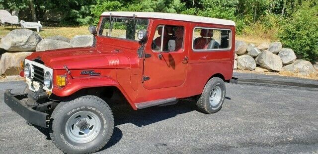 1966 Red Toyota Land Cruiser SUV