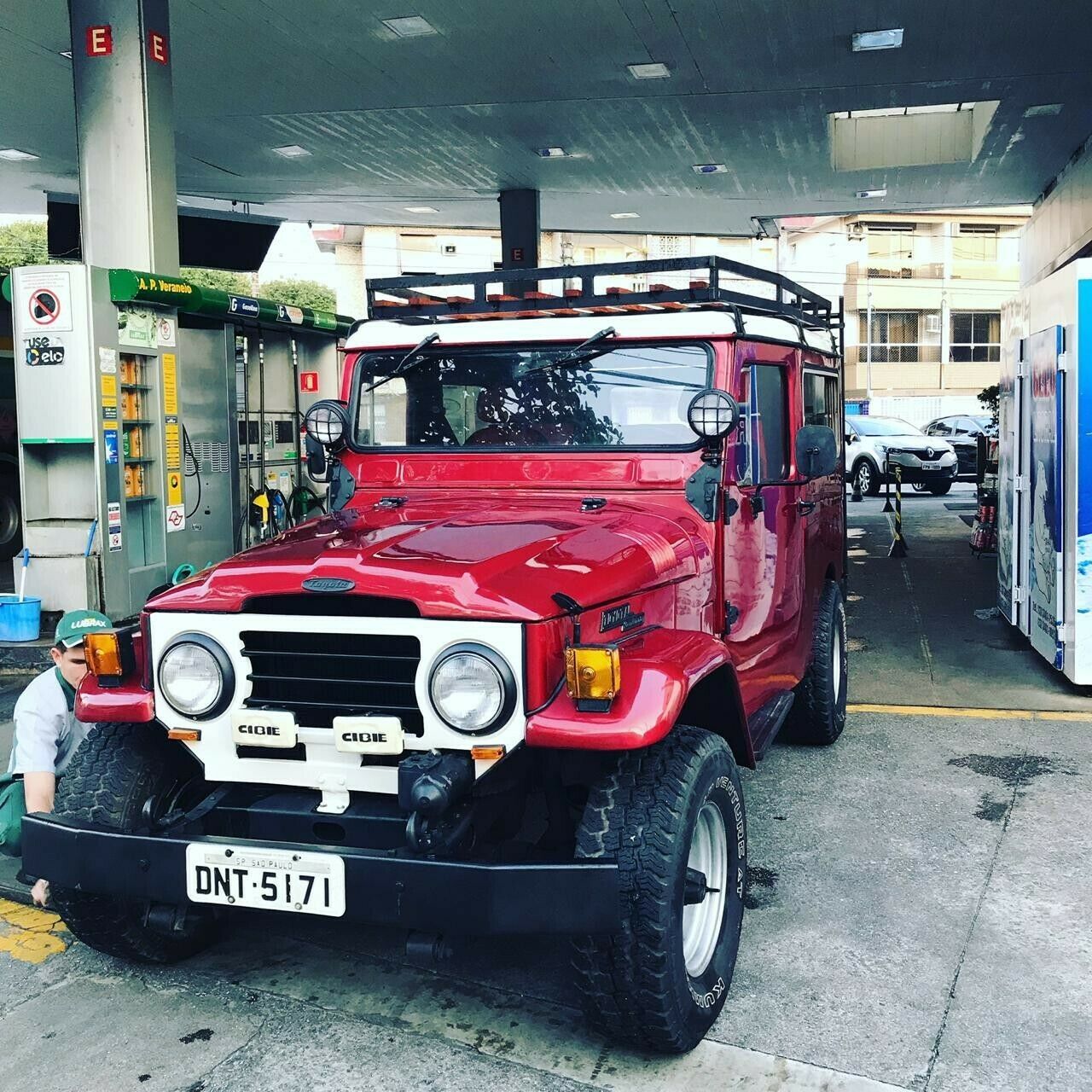 1966 Red Toyota Land Cruiser SUV