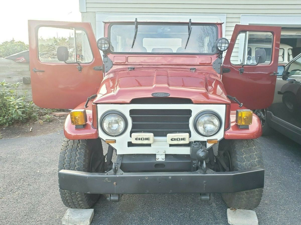 1966 Red Toyota Land Cruiser SUV