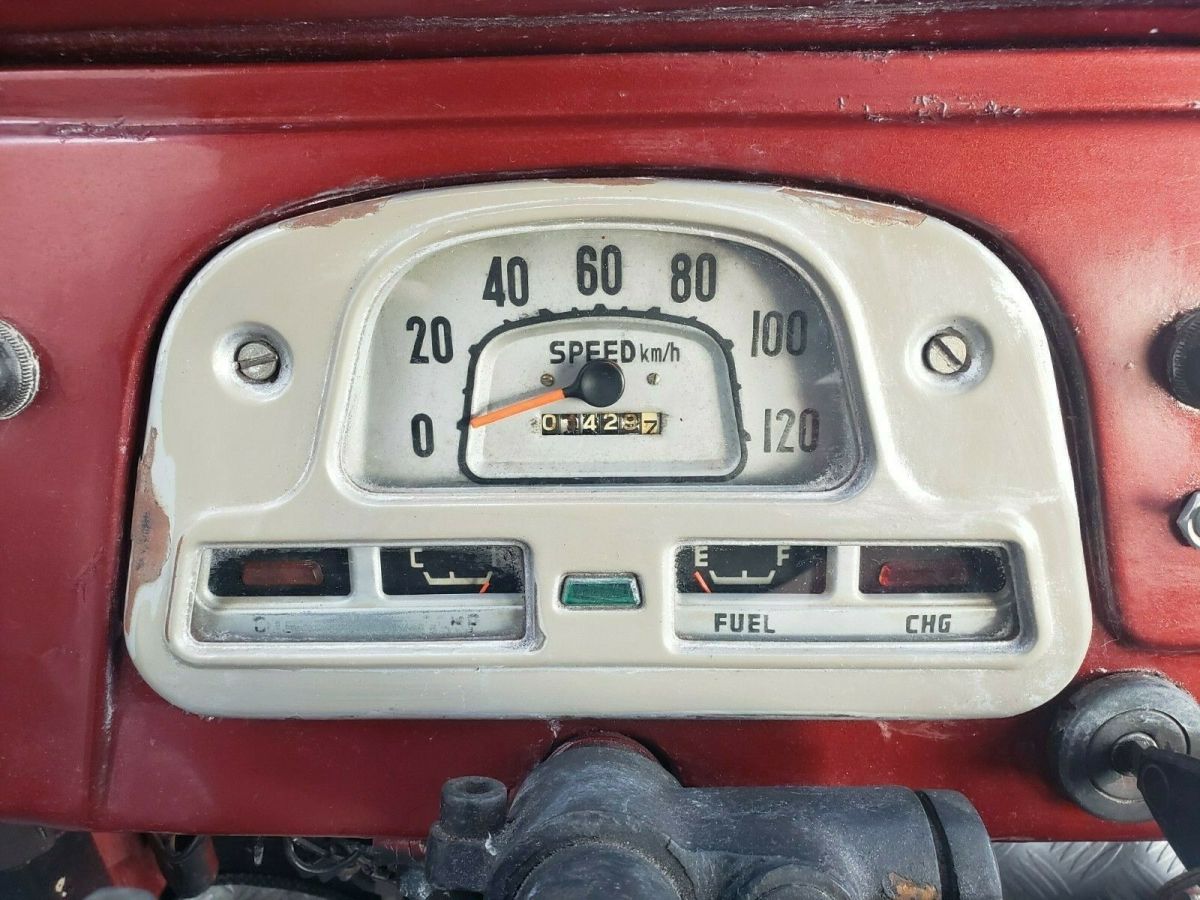 1966 Red Toyota Land Cruiser SUV