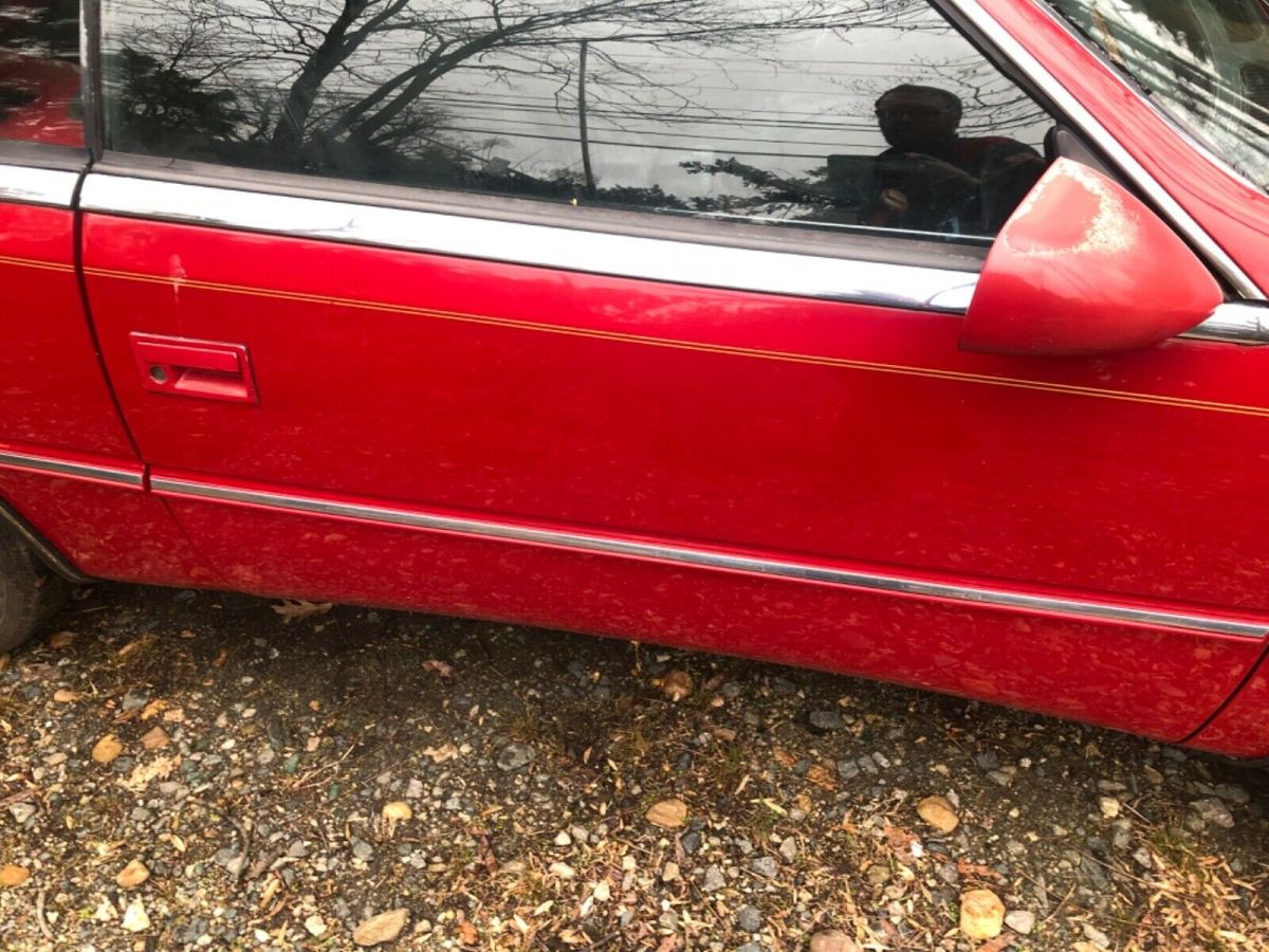 1990 Red Chrysler TC Maserati Convertible