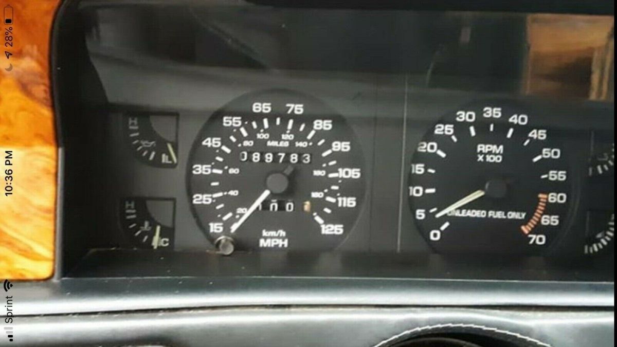 1990 Red Chrysler TC Maserati Convertible